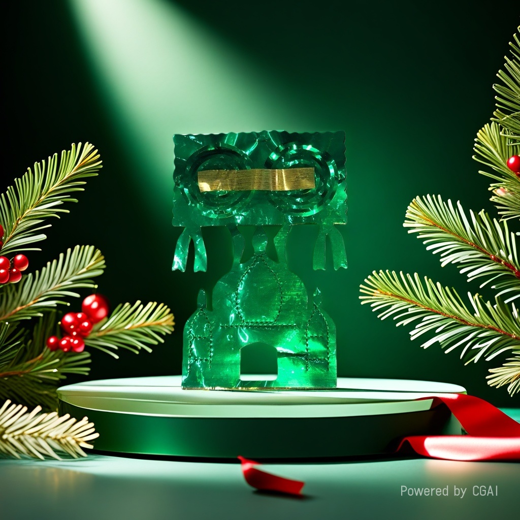 Decoraciones verdes de navidad pullflower decoraciones de navidad blast navidad color bar festivo navidad exquisita Application Scenario