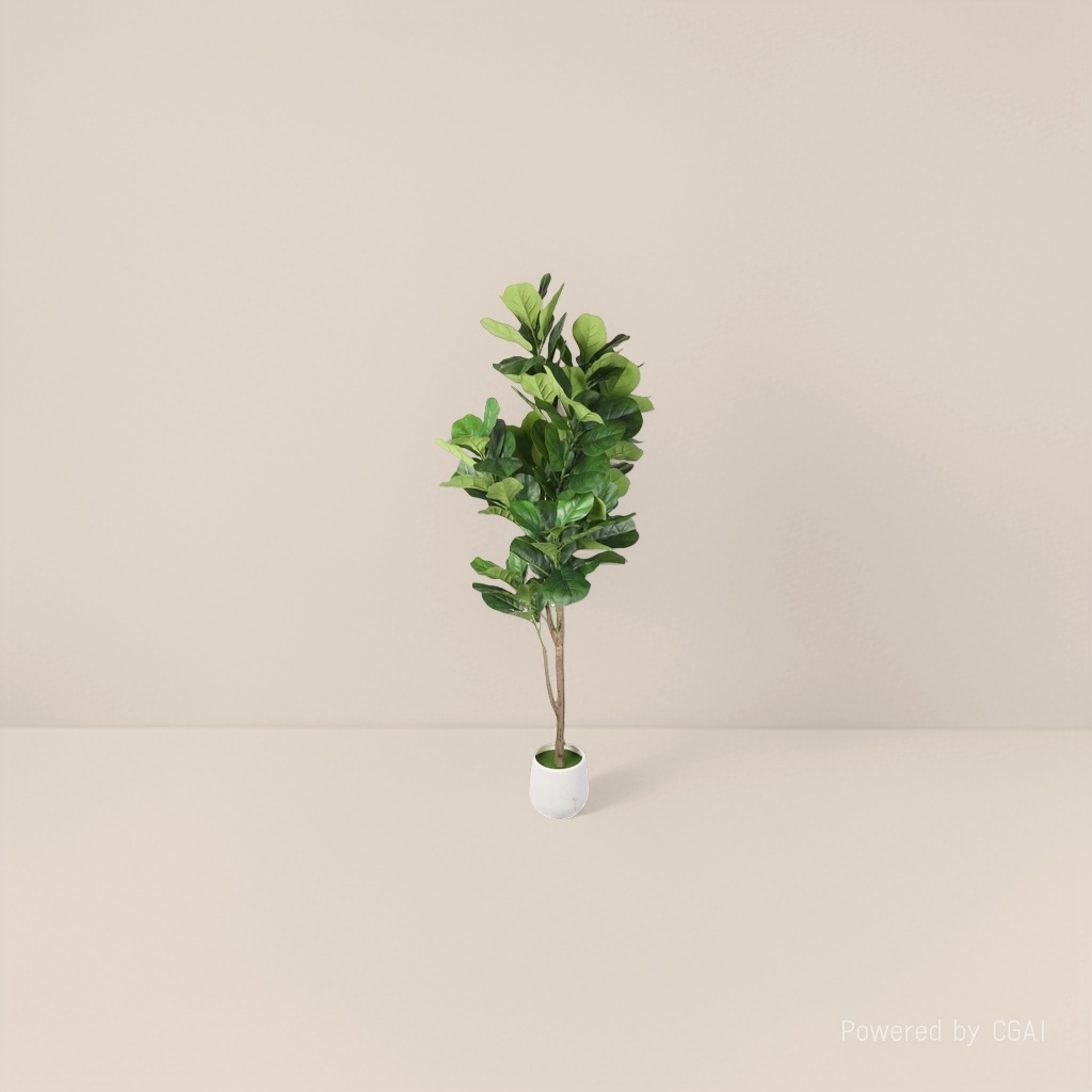 Artificial banyan tree potted plants, indoor and outdoor decorative items, and home decoration for the entrance hall