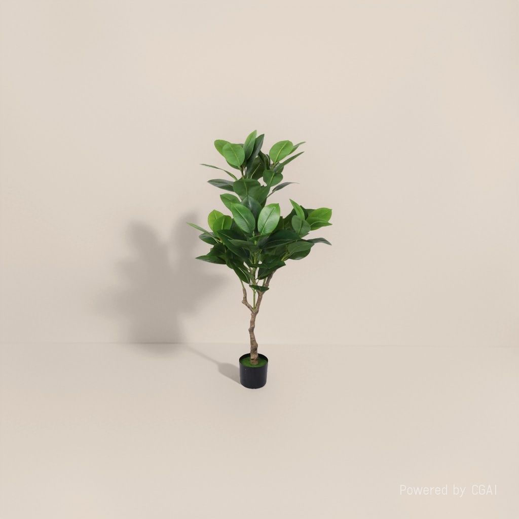 Artificial potted small trees for courtyard decoration, indoor and outdoor potted decoration, artificial green plants
