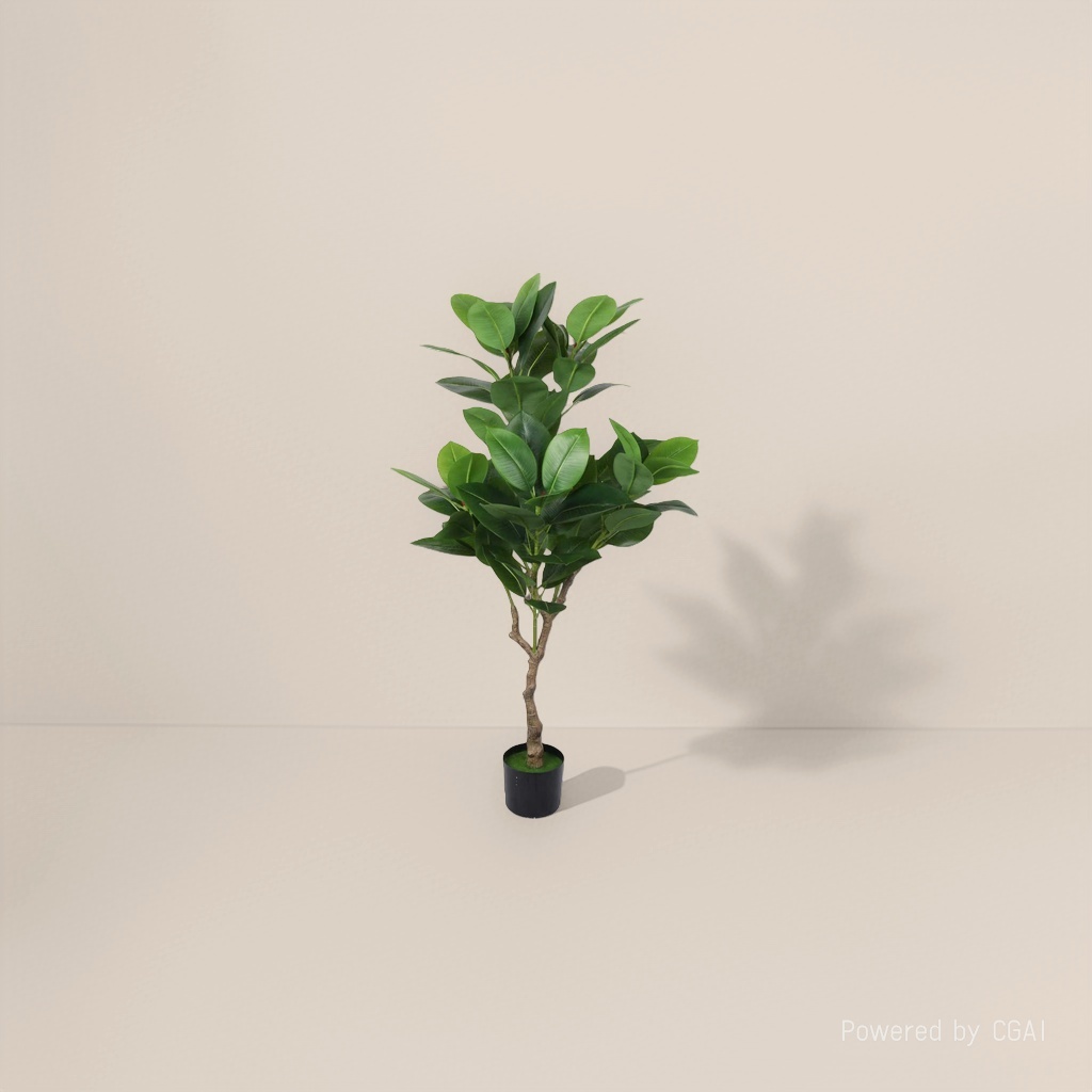 Artificial potted small trees for courtyard decoration, indoor and outdoor potted decoration, artificial green plants Application Scenario