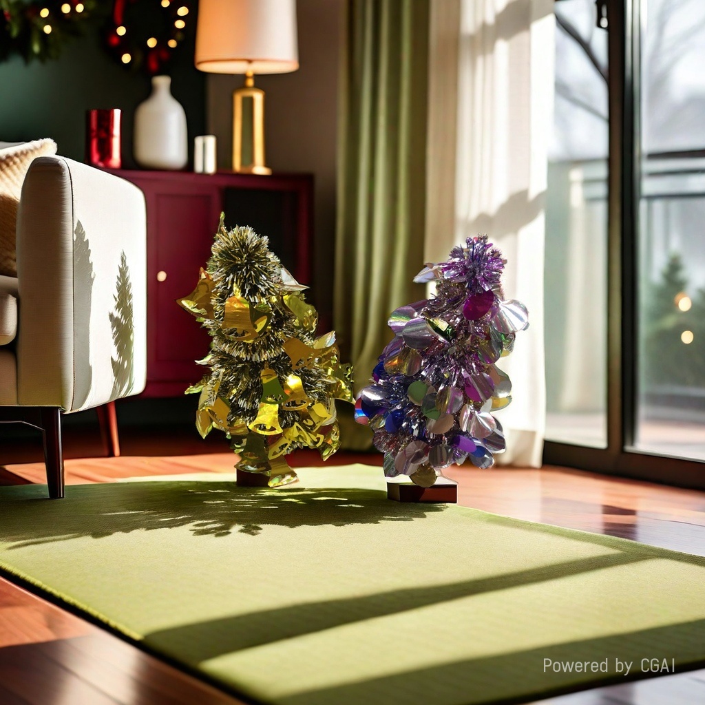 Decoraciones navideñas tiras de color decoraciones navideñas estilo explosivo navidad tiras de color festivo navidad exquisita Specification image