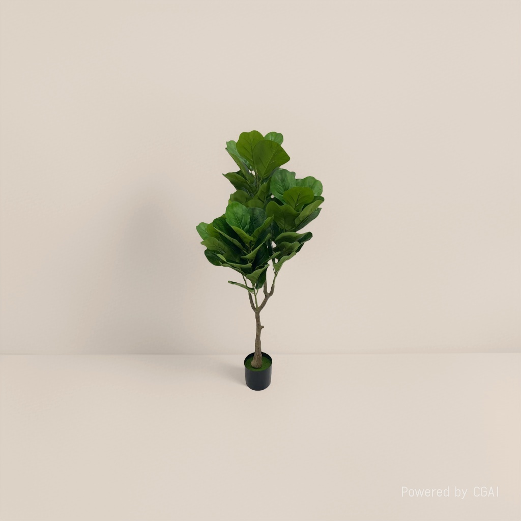 Ficus tree simulation planta maceta decoración interior y exterior decoración patio Application Scenario
