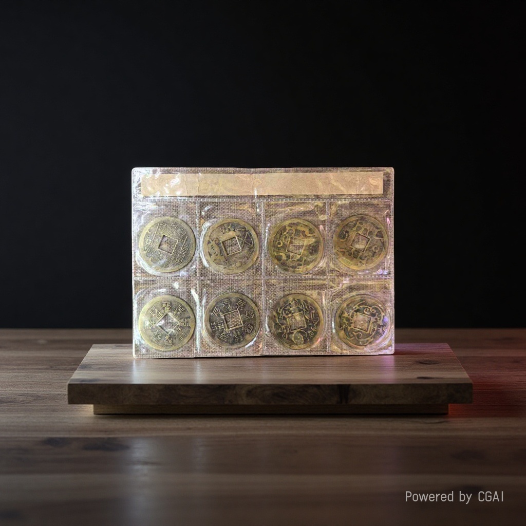 铜钱挂饰/合金硬币细节图
