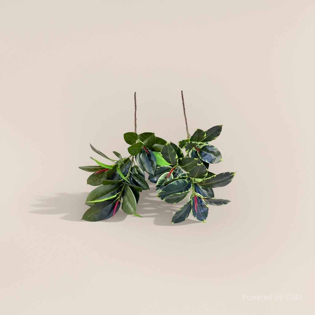 Eucalyptus mistletoe, a green plant with artificial branches and leaves, has large flower stems and leaves Application Scenario