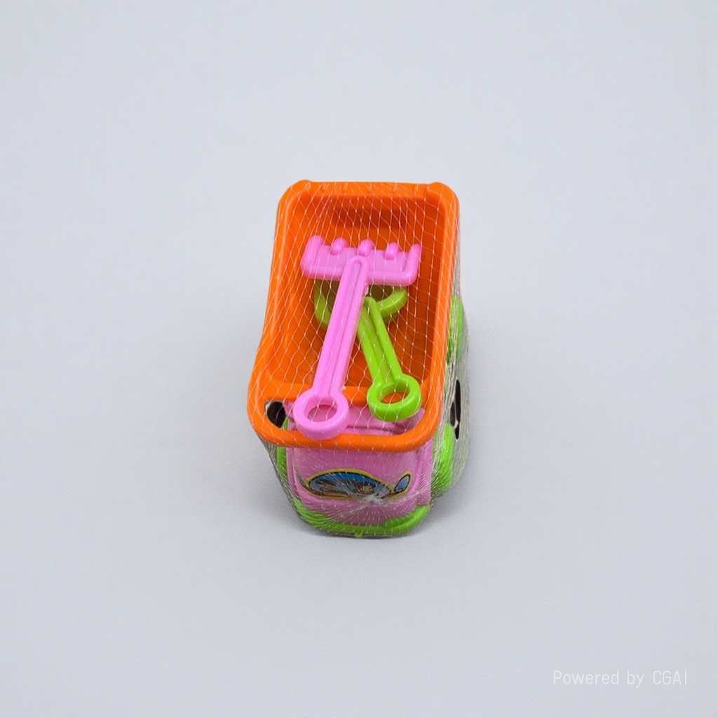 The children's beach bucket set includes PU sandbag balls and a 14cm hollow ring details Picture