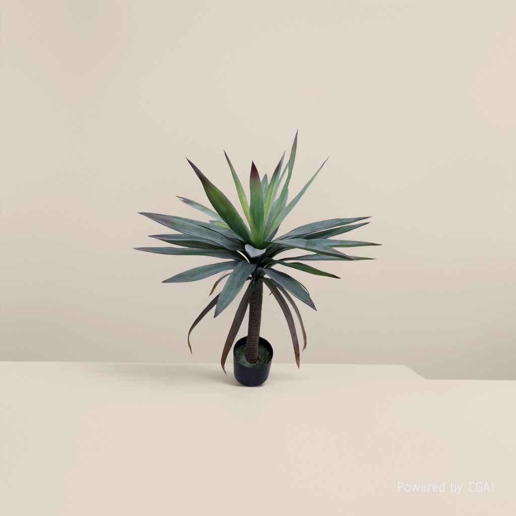 Artificial potted green plants, dragon's blood tree, artificial flowers, plastic reeds, artificial green plants, and anti-real green plants