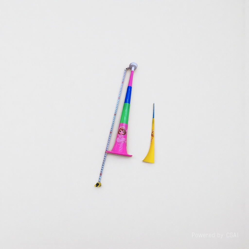 Colorful plastic fan cheering horn and football support horn details Picture