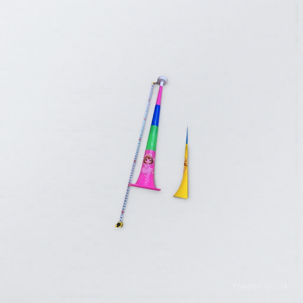 Colorful plastic fan cheering horn and football support horn Specification image