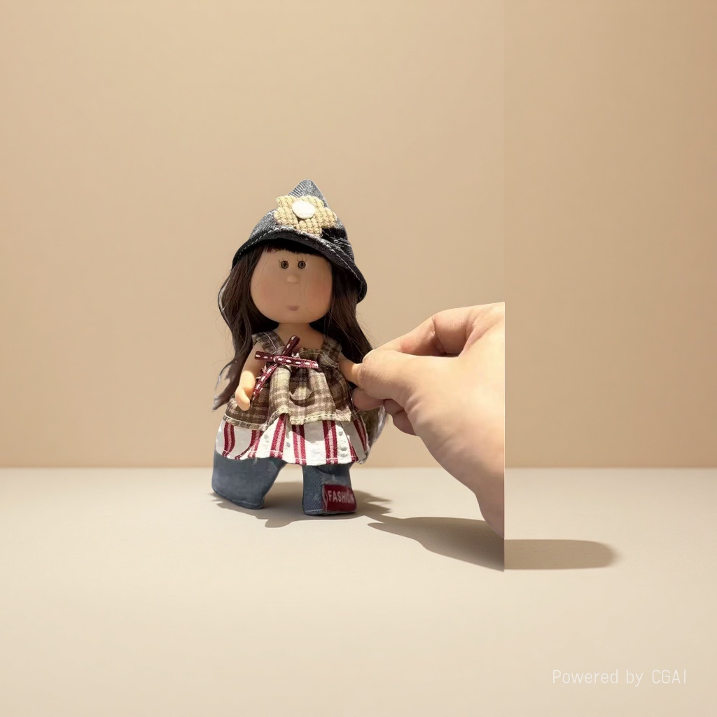 尚绒坊钩针布艺娃娃HelloKitty树脂小玩偶布类公仔