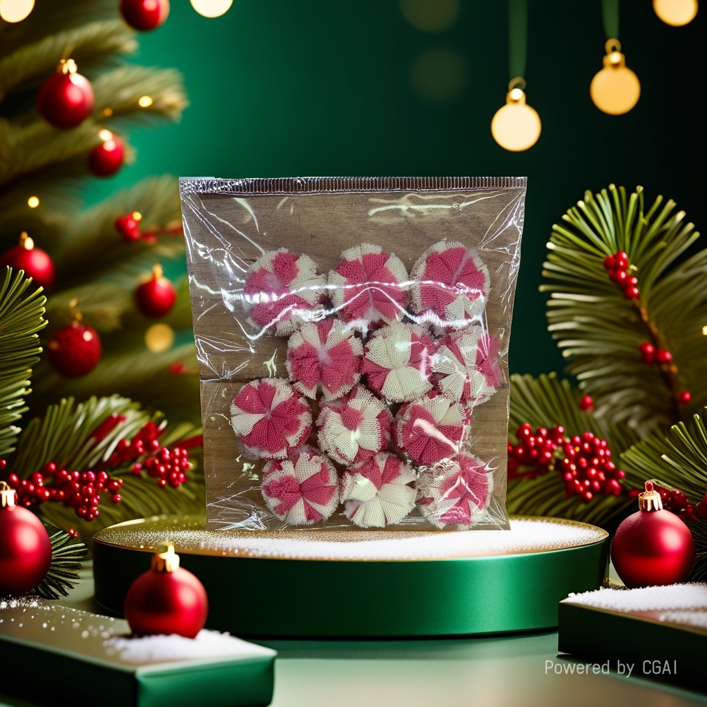 Red and white latte art Wuzhou gift decoration craft accessories Christmas decorations Festival supplies 1 details Picture