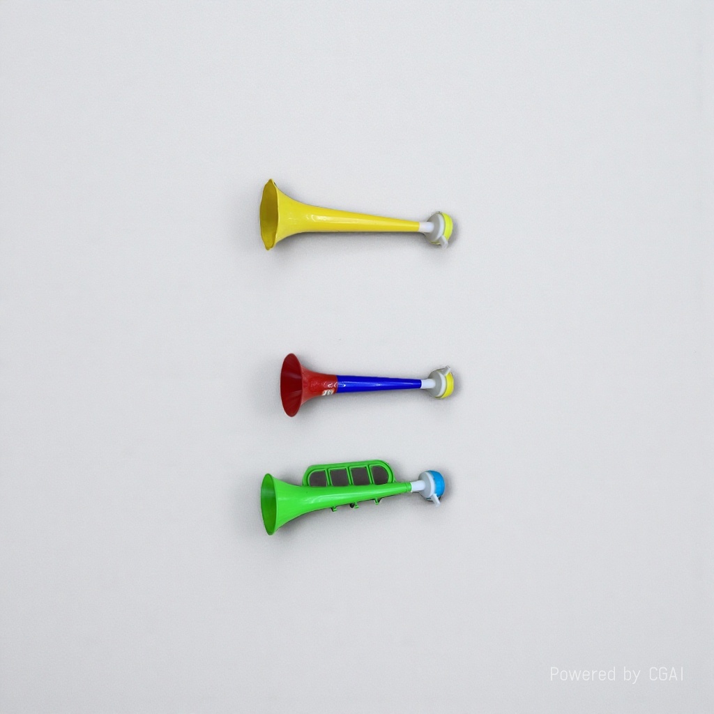 Colorful plastic fan cheer horns and football support horns are available in multiple colors details Picture