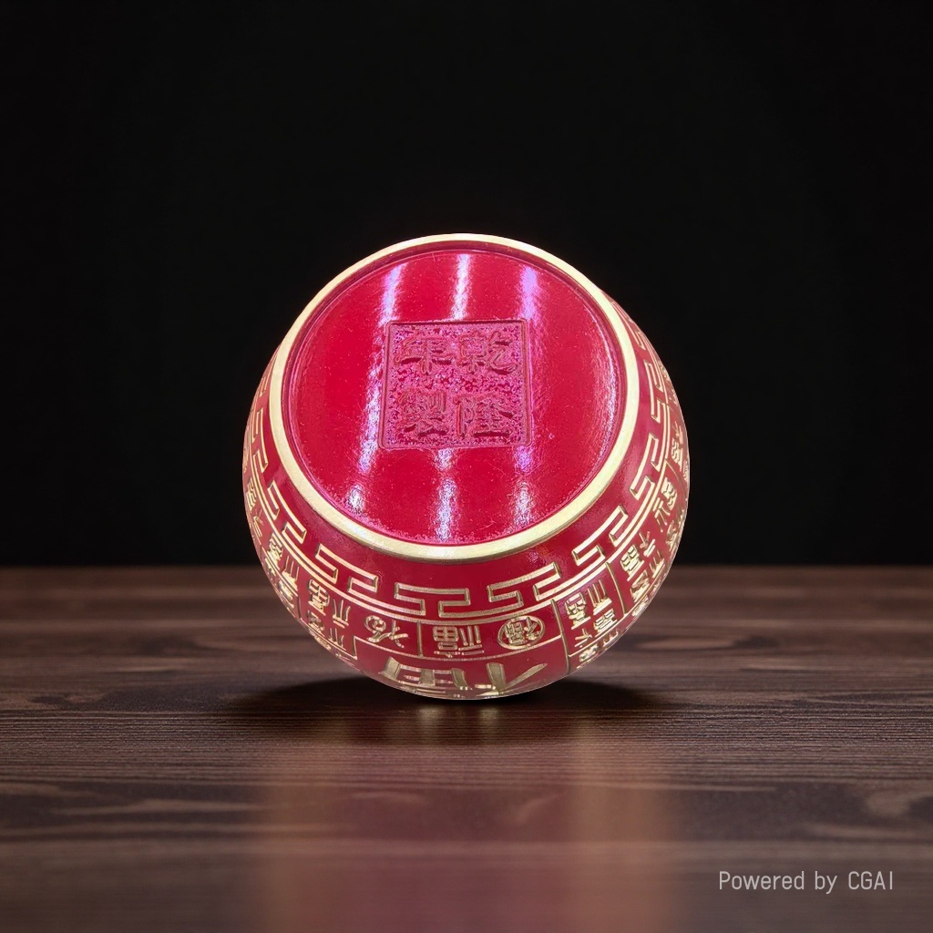 9,5 cm latón baifumi cilindro rojo festivo junbao hogar sala de estar piezas de decoración apertura de la inauguración de la casa hacer dinero regalo Specification image