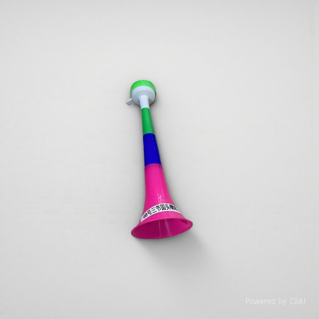 Colorful plastic fan cheering horn, football support horn, portable horn details Picture