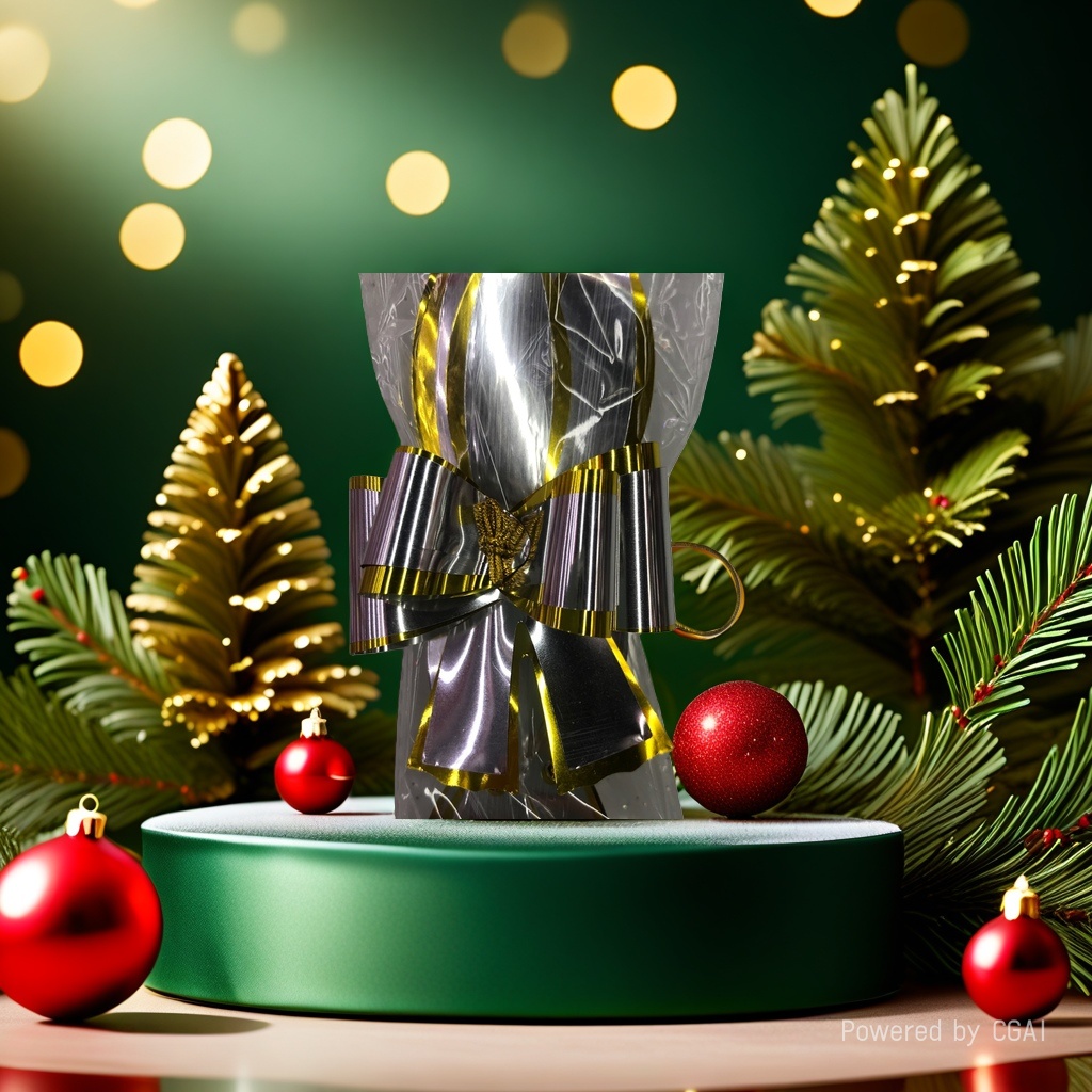 Yellow Christmas latte art Wuzhou gift decoration craft accessories Christmas Decorations Festival Supplies 1105402347 Specification image