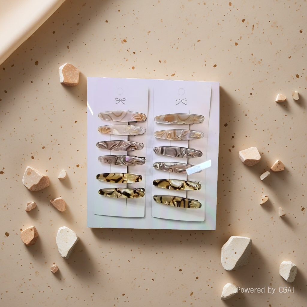Simple and versatile hair clips for ladies Application Scenario