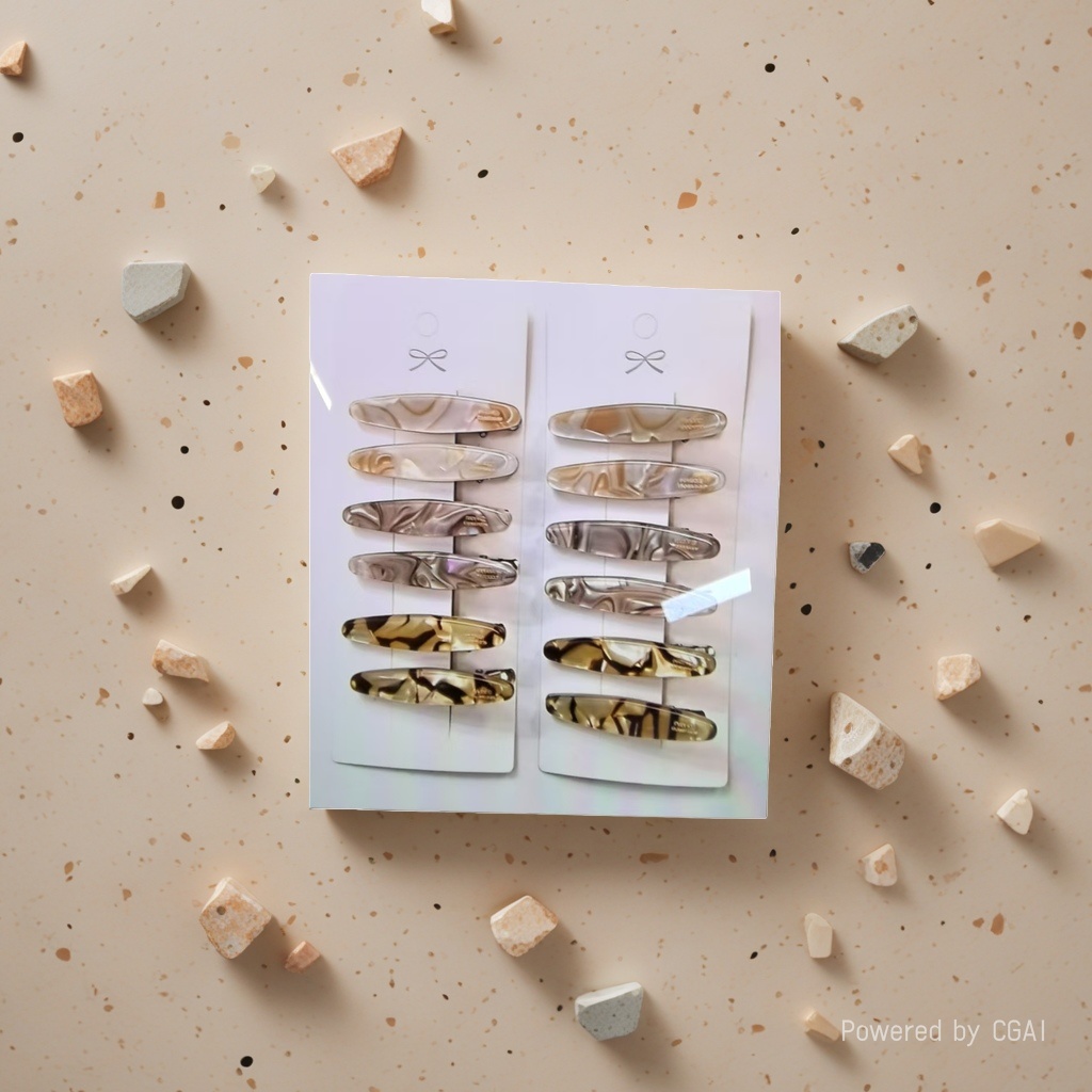 Simple and versatile hair clips for ladies details Picture