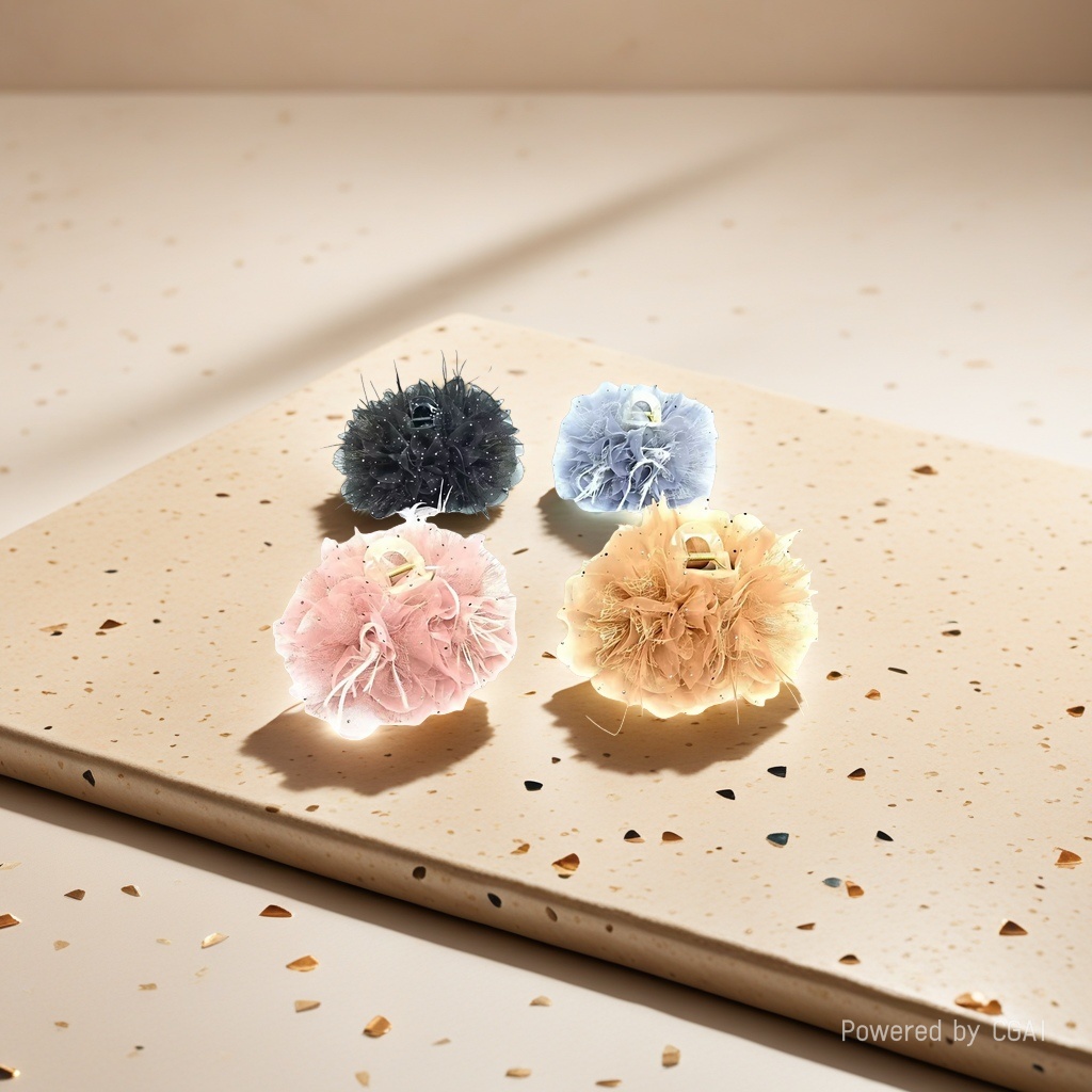 Decorative hair clips, hairpins, grab clips, banana clips, fashionable, simple and versatile women's hair accessories Application Scenario