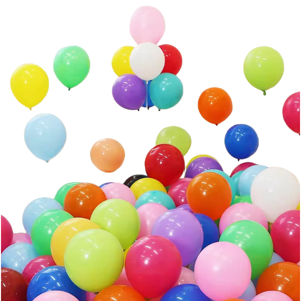 Colorful balloons pile up dreamy clouds, lifting joy as if one were in a fairy tale world. Wholesale of party decorations Item Picture