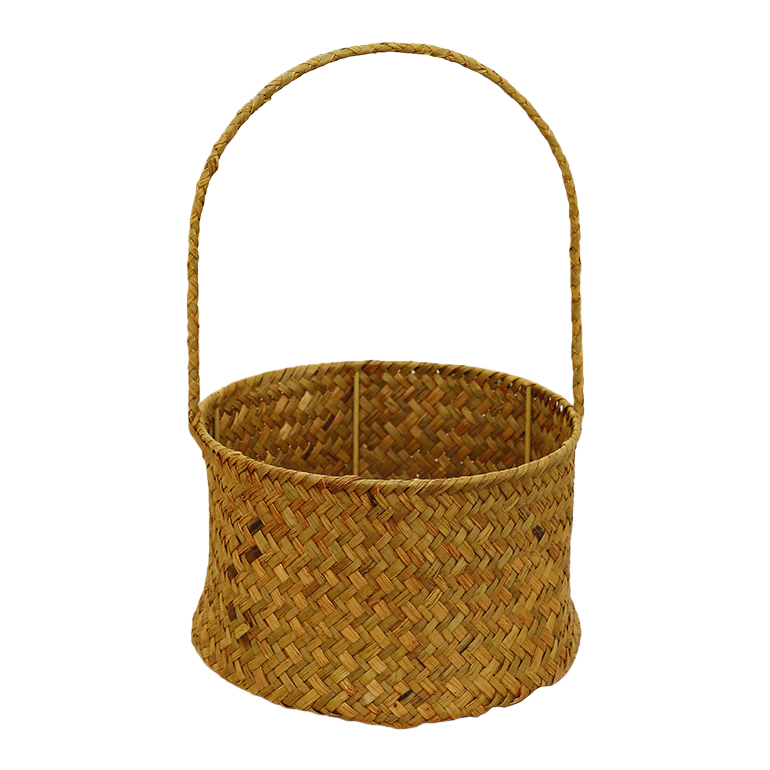 سلة يد يد الخيزران اليدوية Item Picture