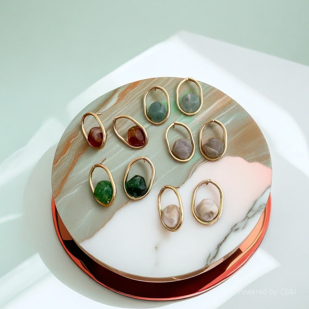 S925 pearl earrings for women, exquisite accessories, 18K gold plating Specification image