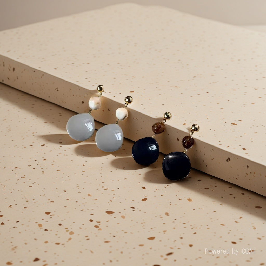 S925 Silver Needle Pearl Earrings for Women, 1 pair of anti-allergy earrings details Picture