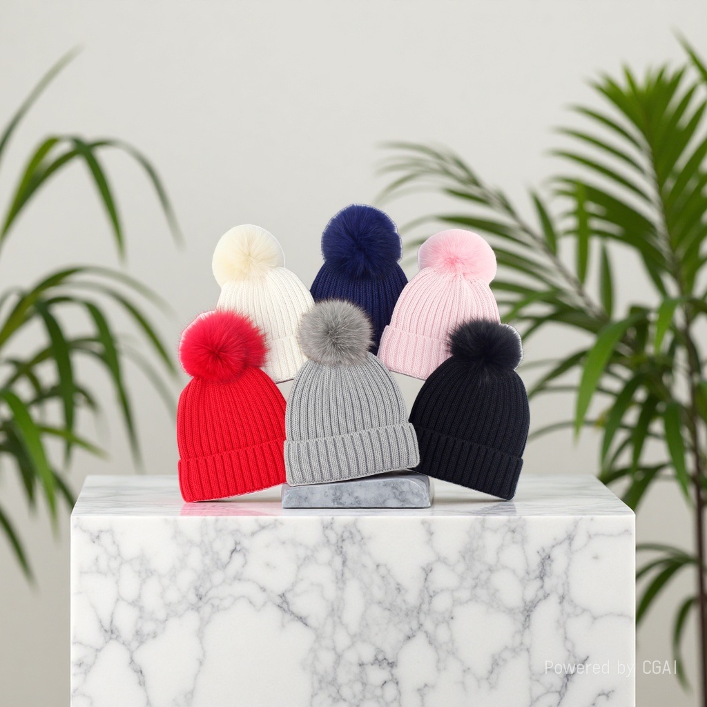 Knitted hats, small woolen hats, and knitted hats are fashionable and warm Application Scenario