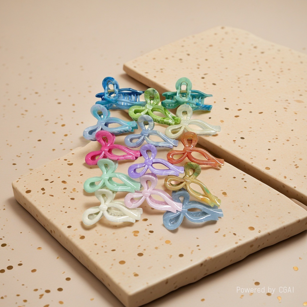 Hot-selling hair clips, hairpin grab clips, fashionable Korean style, trendy new L-style acetate large grab clip hair accessory Application Scenario