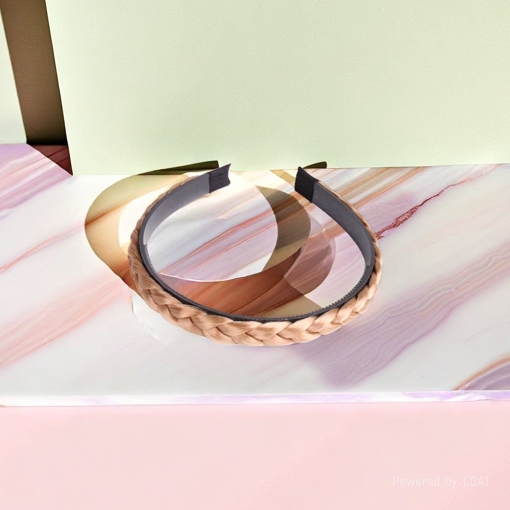 Hanfu-specific pearl hair band headwear, an integrated lightweight and breathable headband Specification image