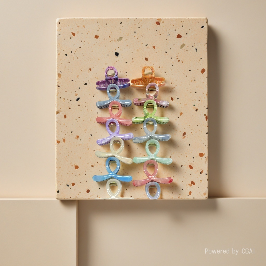Colorful banana clips, hairpins, hairpin accessories, fashionable and versatile colorful hairpins