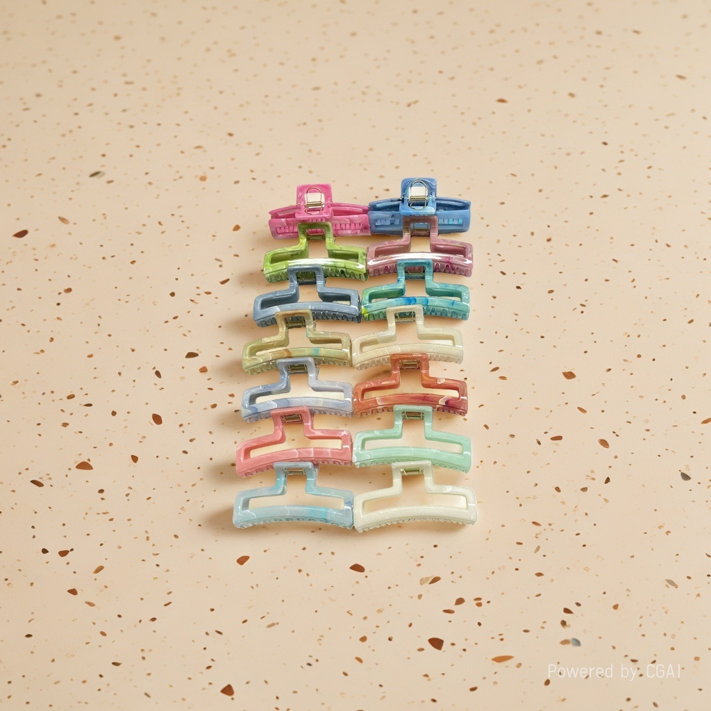 Colorful grab clip hair clip accessories and fashionable hair clips are available in multiple colors Application Scenario