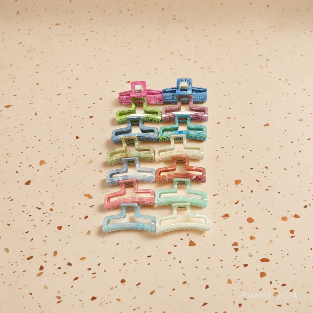 Colorful grab clip hair clip accessories and fashionable hair clips are available in multiple colors