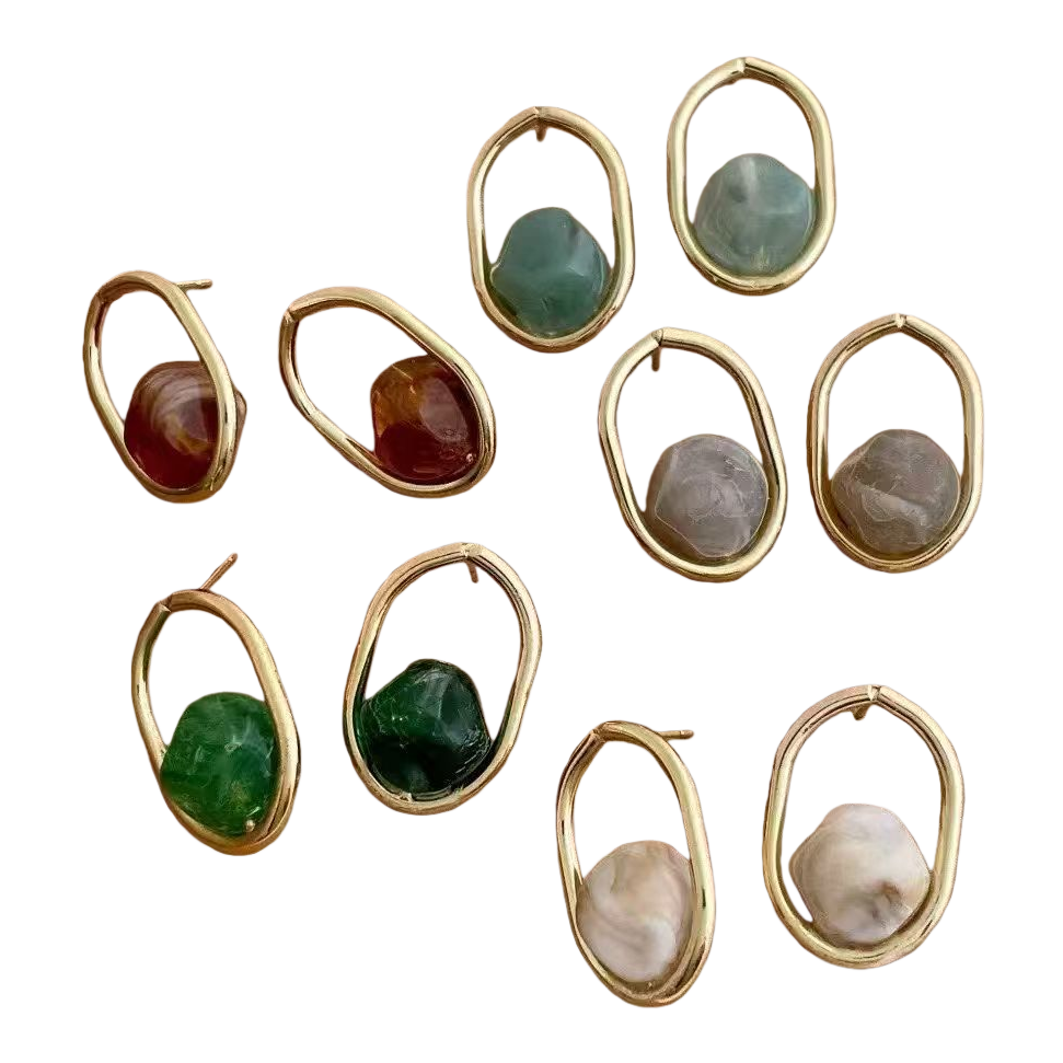 S925 pearl earrings for women, exquisite accessories, 18K gold plating Item Picture