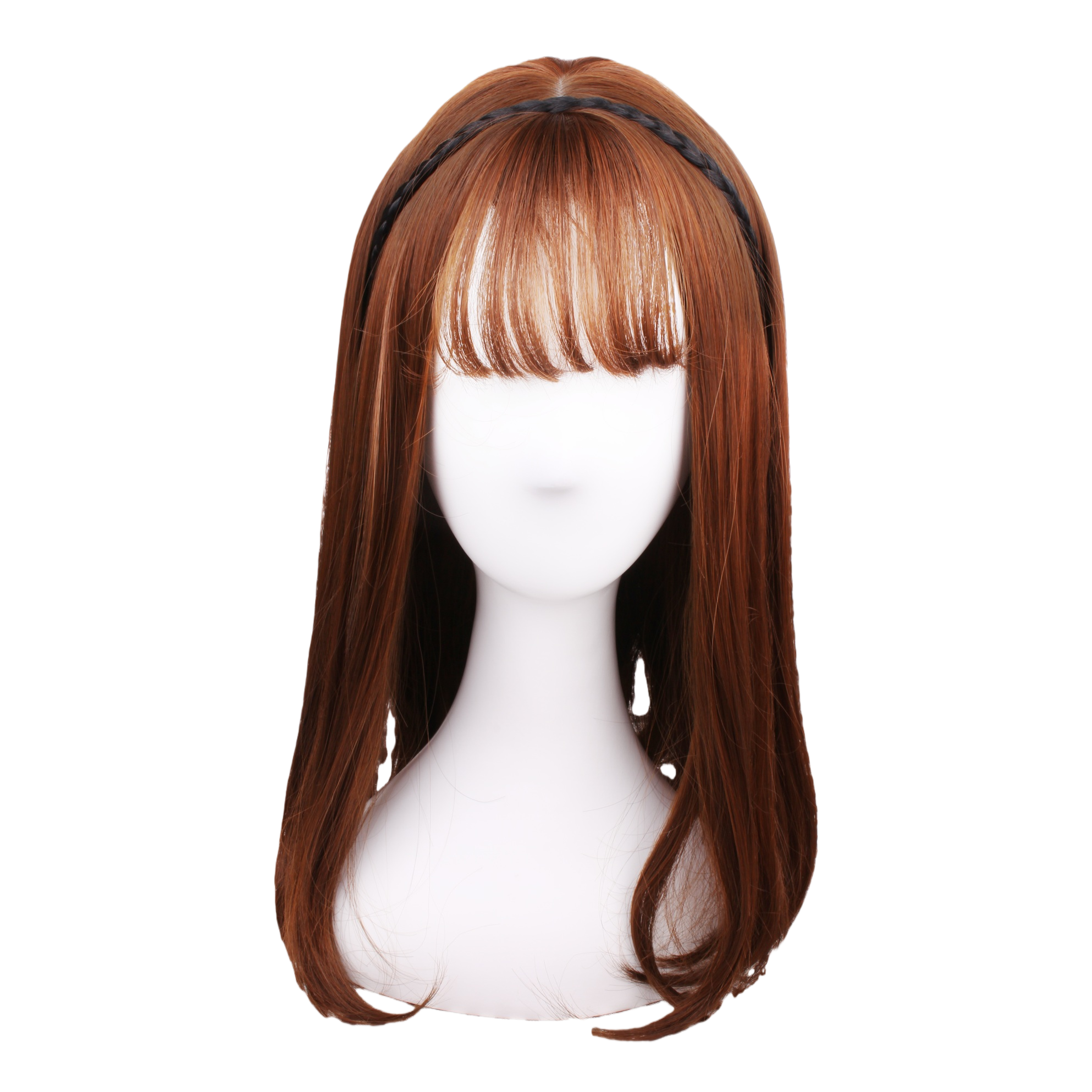 الشعر المستعار البني ذو الشعر المستعار الطويل Item Picture