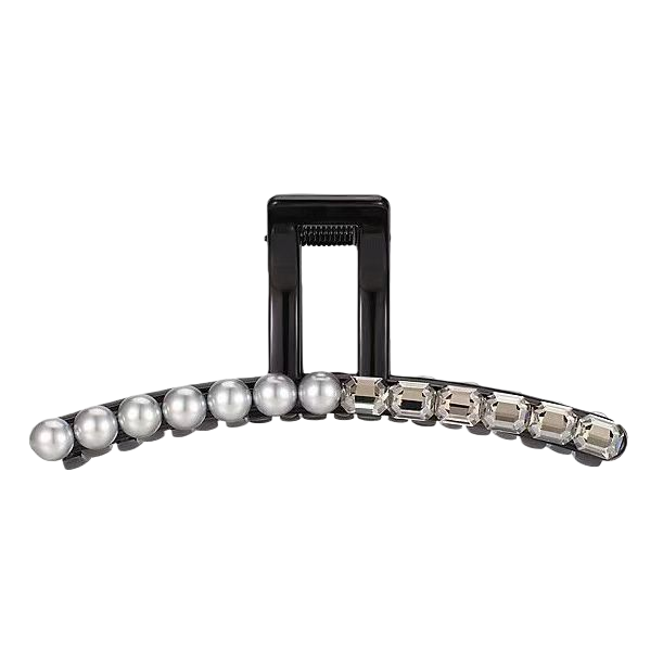 Pearl crystal hair crown, acetic acid accessories, Hanfu head ornaments Item Picture