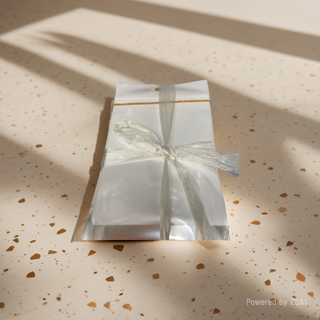 Transparent jewelry packaging bag made of opp material details Picture