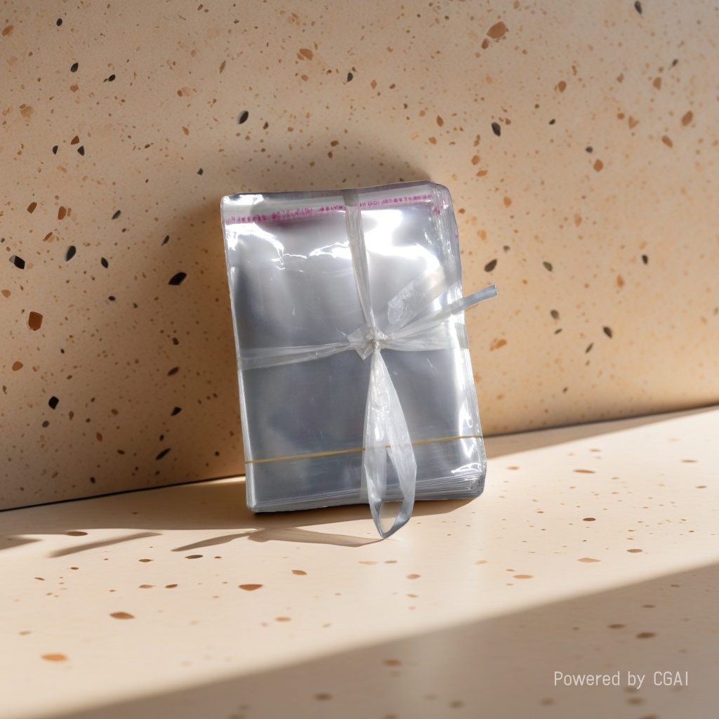 Thickened transparent plastic film bag with leak-proof sealing 100505657 details Picture