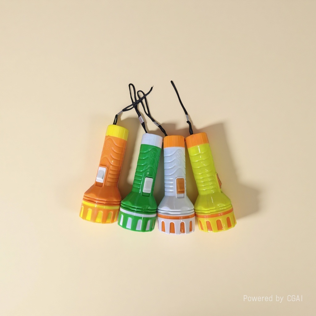 M720V hand-held color small flashlight, plastic outdoor flashlight electronic product details Picture