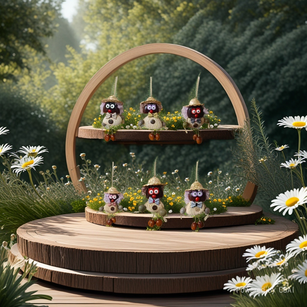 Hand-decorated hanging ornaments, dolls, figurines and dolls Application Scenario
