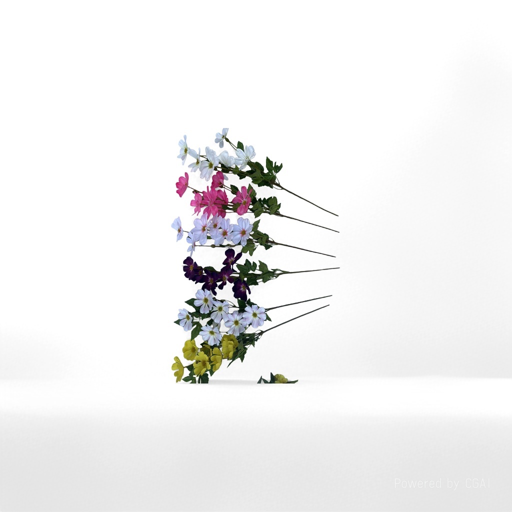 塑料花实物图