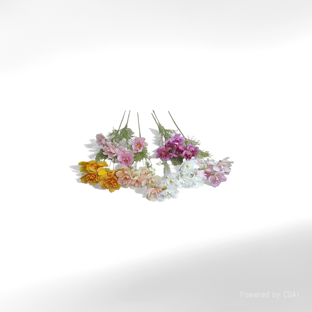 Plastic artificial flowers, simulated flowers, fake lanterns, artificial flowers, plastic decorative flowers
