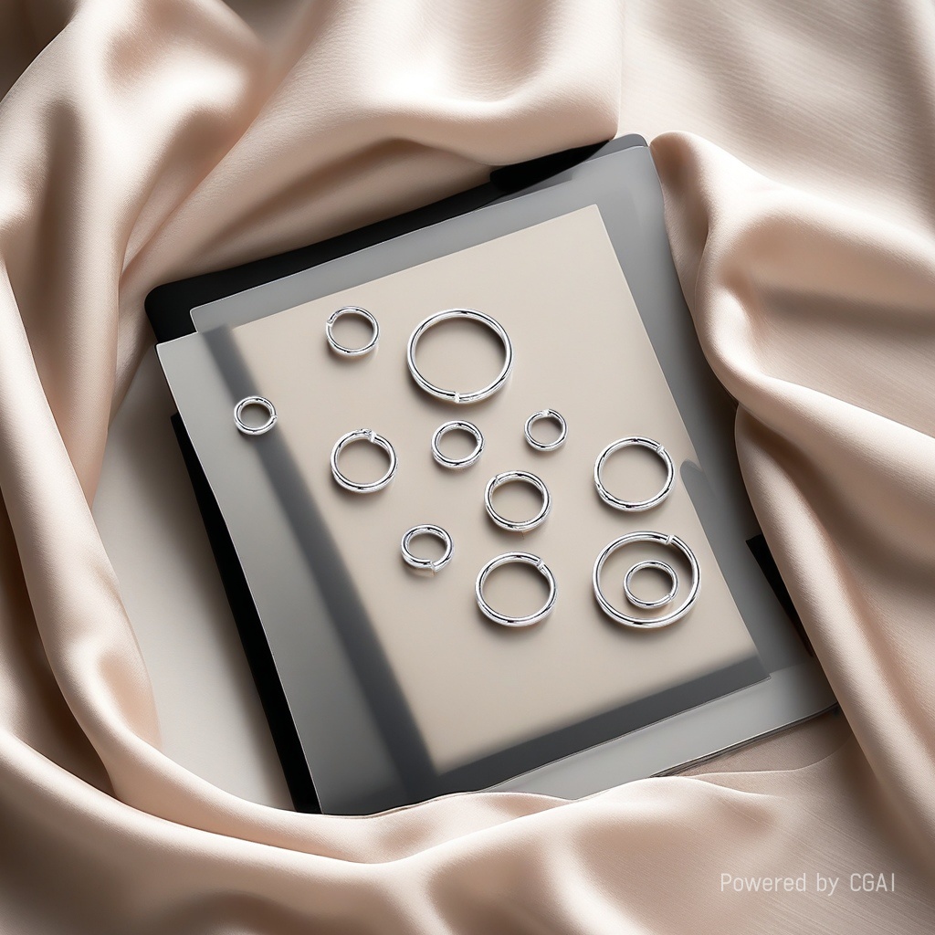 Furui Second-hand S925 silver metal ring jade earrings, ear clips 925 silver Application Scenario