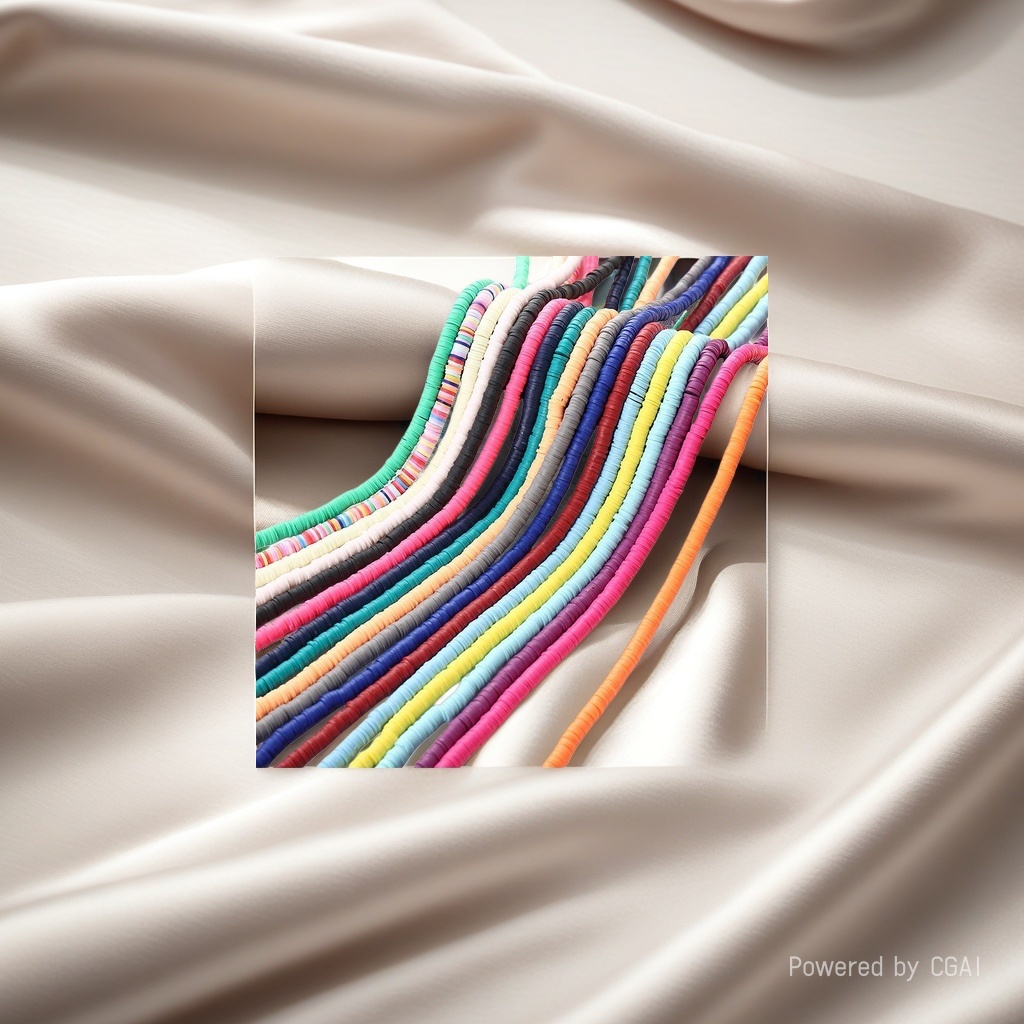 Colored braided rope No. 72, jade thread, wax thread, steel wire thread, 6-strand iridescent thread Specification image