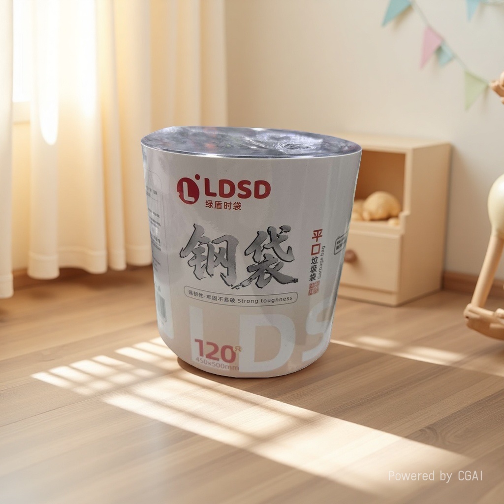 加厚大号抽绳垃圾桶塑料袋垃圾袋 Specification image