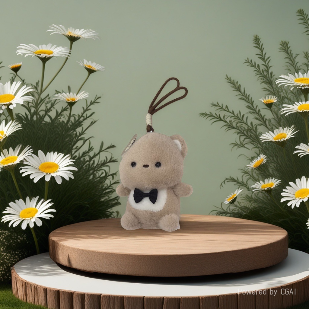 Kitty teddy bear plush toy keychain, soft, cute and adorable plush toy