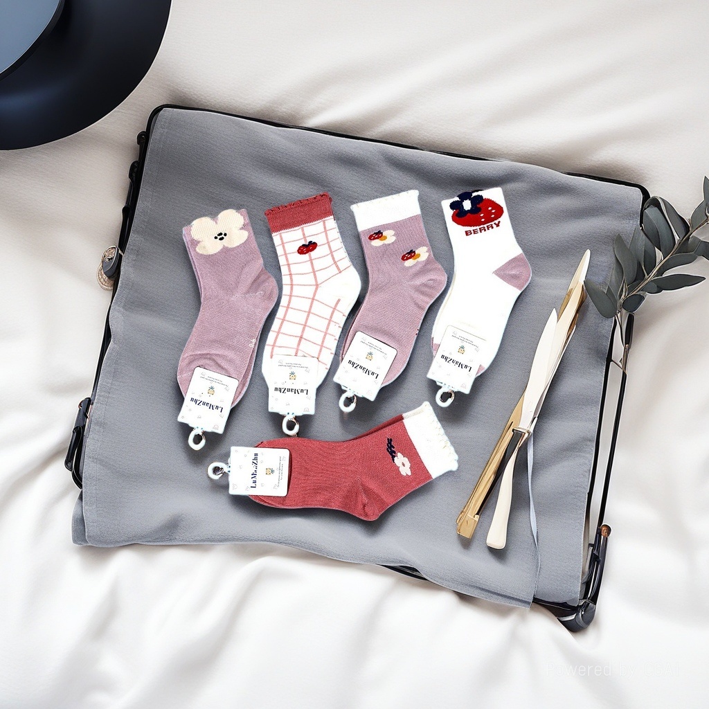 Zhang Weichao's cute cartoon baby socks for spring and summer, princess-style lace middle children's socks Application Scenario