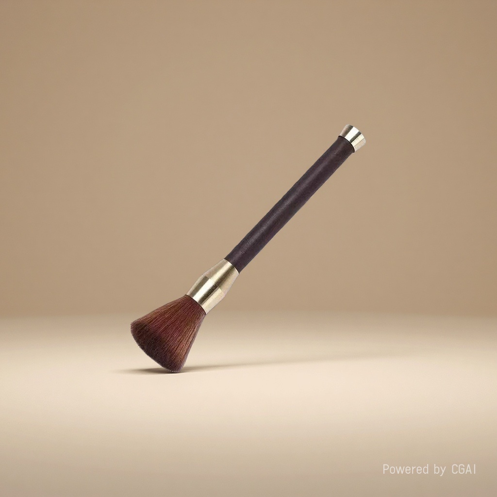 Bamboo-handled eyeshadow makeup brush set with brush bag and eye makeup tools details Picture