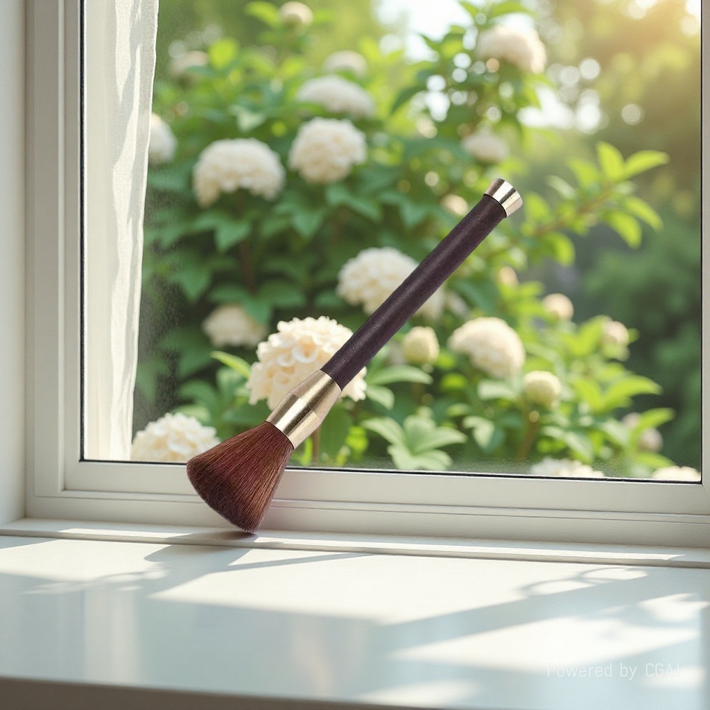 竹节柄眼部彩妆刷套装含便携刷包眼影专用