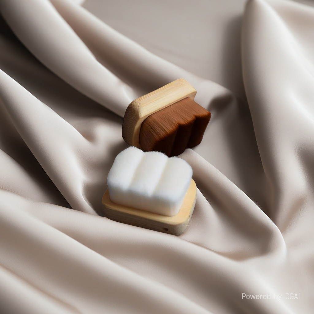 Wooden base sponge cleaning brush with 20 steel wool balls, loofah cup brush, gap brush Specification image