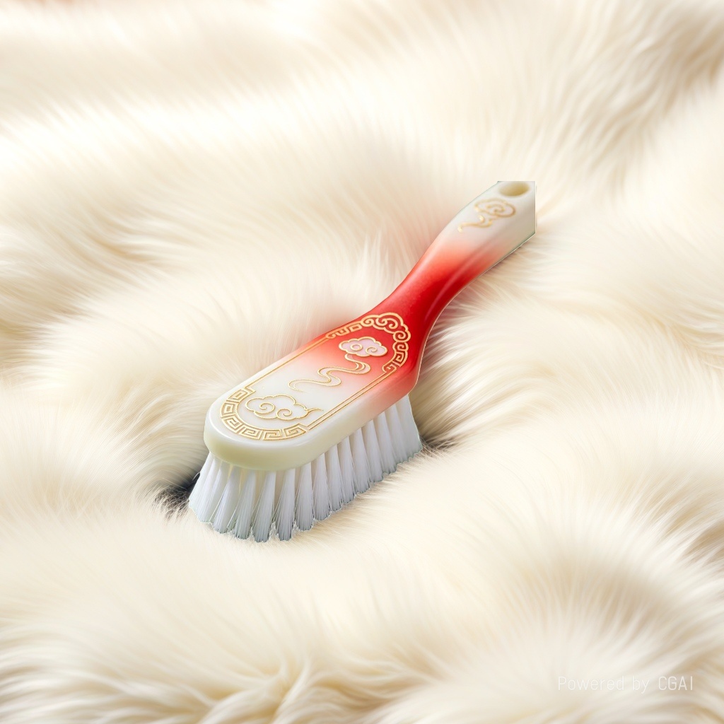 Red gradient electric toothbrush, pulse cleaning toothbrush, electric toothbrush with charging base Application Scenario