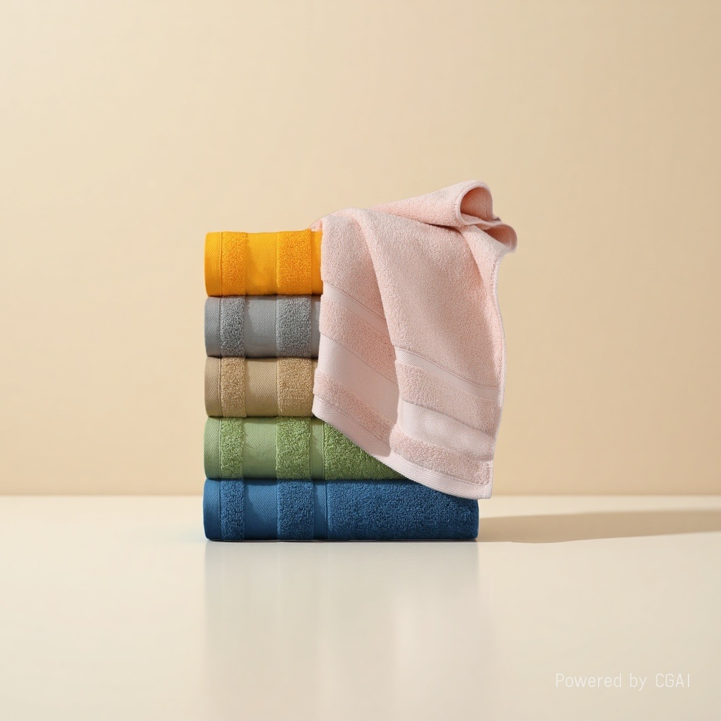 Wholesale pure cotton gift towels, bath towels, square towels, plain pure cotton Application Scenario